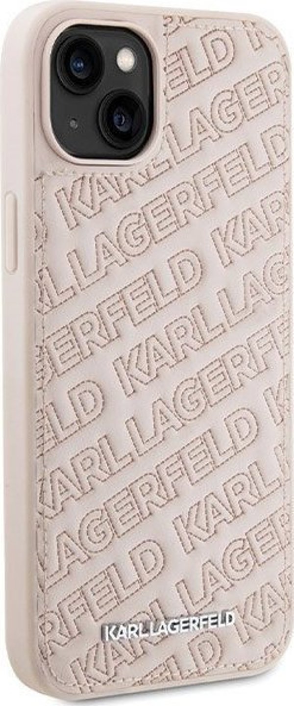 Karl Lagerfeld Karl Lagerfeld KLHCP15SPQKPMP iPhone 15 6.1" ροζ hardcase Quilted K Pattern