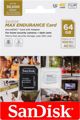 SanDisk Max Endurance MicroSDXC 64GB Κάρτα Μνήμης Class 10 UHS-I/U3 V30 για Dash Cam & Ασφάλεια