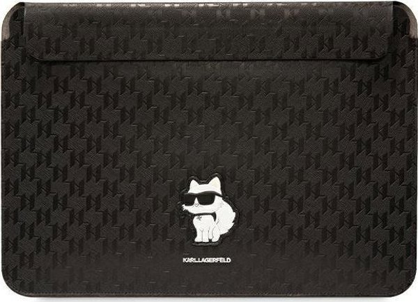Θήκη Karl Lagerfeld Karl Lagerfeld Sleeve KLCS16SAKHPCK 16" μαύρο/black Saffiano Monogram Choupette