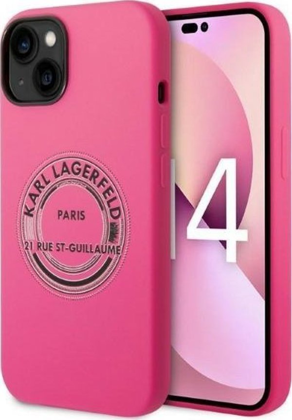Karl Lagerfeld Karl Lagerfeld KLHCP14MSRSGRCF iPhone 14 Plus 6,7" θήκη σκληρή ροζ/ροζ Σιλικόνη RSG NoSize