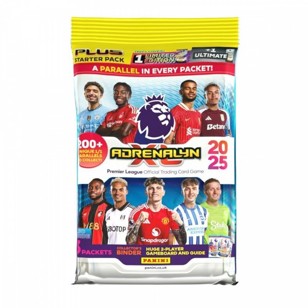 Karty Premier League PLUS 2025 Zestaw startowy Panini Kolekcja