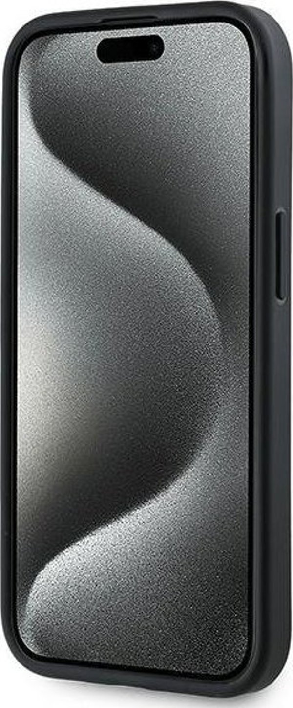 Σκληρή θήκη Karl Lagerfeld Karl Lagerfeld KLHCP13MPQDSMGK iPhone 13 6.1" μαύρη Diagonal Quilted Script