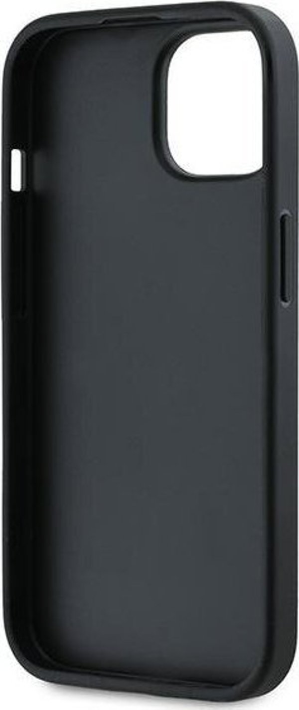 Σκληρή θήκη Karl Lagerfeld Karl Lagerfeld KLHCP13MPQDSMGK iPhone 13 6.1" μαύρη Diagonal Quilted Script