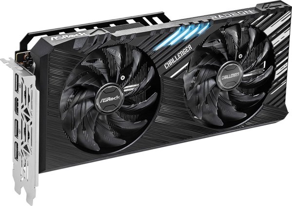 Κάρτα γραφικών ASRock Radeon RX 7600 XT Challenger OC 16GB GDDR6 (RX7600XT CL 16GO)