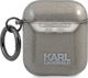 Θήκη προστασίας KLA2UKHGK Glitter Karl`s Head για AirPods 1/2 γκρι