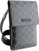 Karl Lagerfeld Karl Lagerfeld Torebka Na Telefon Klwbsamsmg Srebrna Hardcase Phone Pounch Universal Saffiano Mono Plaque