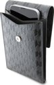 Karl Lagerfeld Karl Lagerfeld Torebka Na Telefon Klwbsamsmg Srebrna Hardcase Phone Pounch Universal Saffiano Mono Plaque