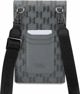 Karl Lagerfeld Karl Lagerfeld Torebka Na Telefon Klwbsamsmg Srebrna Hardcase Phone Pounch Universal Saffiano Mono Plaque