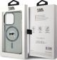 Θήκη Karl Lagerfeld Karl Lagerfeld KLHMP15LHLSKIK iPhone 15 Pro 6.1" μαύρο/μαύρο σκληρή θήκη IML Metal Karl Head MagSafe