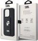 Θήκη Karl Lagerfeld Karl Lagerfeld KLHCP15XGSAKCPK iPhone 15 Pro Max 6.7" μαύρη/black hardcase Gripstand Saffiano Karl&Choupette Pins