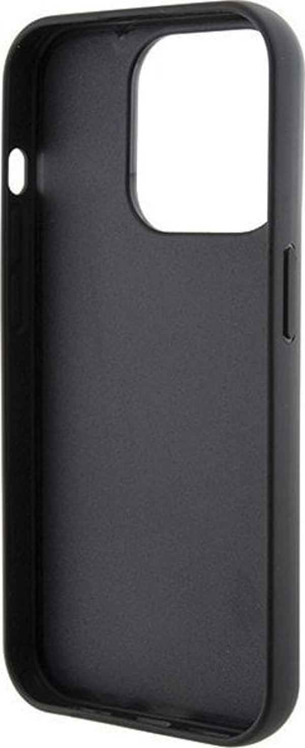 Karl Lagerfeld Karl Lagerfeld KLHCP15XGSACHPK iPhone 15 Pro Max 6.7" μαύρο/black σκληρή θήκη Gripstand Saffiano Choupette Pins