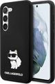 Σκληρή θήκη Karl Lagerfeld KLHCS24MSNCHBCK Samsung Galaxy S24+ Plus σιλικόνης Choupette μαύρο