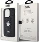 Karl Lagerfeld Karl Lagerfeld KLHCP14LGSACHPK iPhone 14 Pro 6.1" μαύρη σκληρή θήκη Gripstand Saffiano Choupette Pins