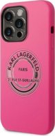 Σκληρή θήκη Karl Lagerfeld Karl Lagerfeld KLHCP14LSRSGRCF iPhone 14 Pro 6,1" ροζ/ροζ Σιλικόνη RSG NoSize