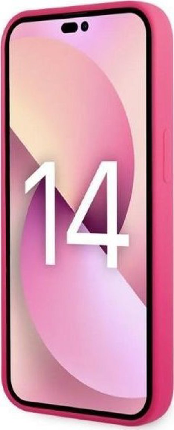 Σκληρή θήκη Karl Lagerfeld Karl Lagerfeld KLHCP14LSRSGRCF iPhone 14 Pro 6,1" ροζ/ροζ Σιλικόνη RSG NoSize