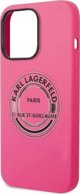 Σκληρή θήκη Karl Lagerfeld Karl Lagerfeld KLHCP14LSRSGRCF iPhone 14 Pro 6,1" ροζ/ροζ Σιλικόνη RSG NoSize