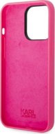 Σκληρή θήκη Karl Lagerfeld Karl Lagerfeld KLHCP14LSRSGRCF iPhone 14 Pro 6,1" ροζ/ροζ Σιλικόνη RSG NoSize