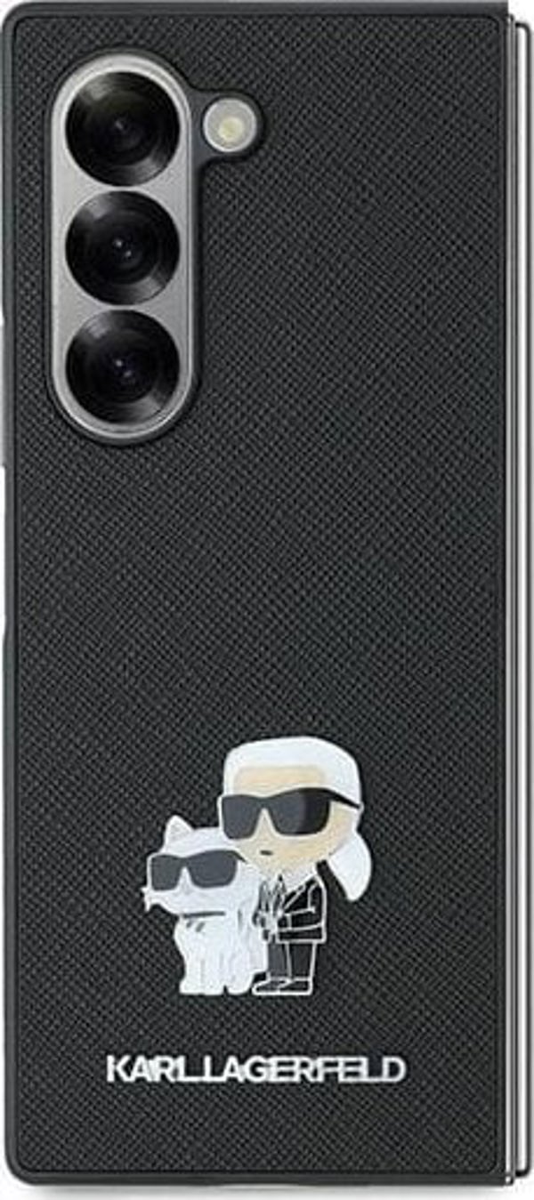 Καρλ Λάγκερφελντ Karl Lagerfeld KLHCZFD6SAPKCNPK Z Fold6 F956 czarny/black Saffiano Metal Pin