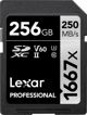 Κάρτα Μνήμης Lexar Professional 1667x SDXC 256GB, UHS-II/U3 V60, Ταχύτητα Ανάγνωσης έως 250MB/s (LSD256CB1667)