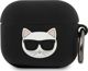 Θήκη προστασίας Karl Lagerfeld KLACA3SILCHBK Silicone Choupette για AirPods 3 μαύρη
