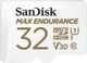 SanDisk Max Endurance MicroSDHC 32GB Κάρτα Μνήμης Class 10 UHS-I V30, SDSQQVR-032G-GN6IA