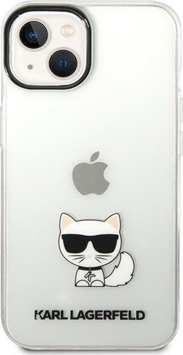 Σκληρή θήκη Karl Lagerfeld KLHCP14MCTTR Apple iPhone 14 Plus διαφανής Choupette Body