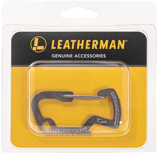 Καραμπίνερ Leatherman με ανοιχτήρι Stainless