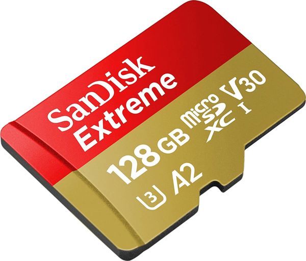 Karta SanDisk Extreme MicroSDXC 128 GB Class 10 UHS-I/U3 A2 V30 (SDSQXAA-128G-GN6MA)