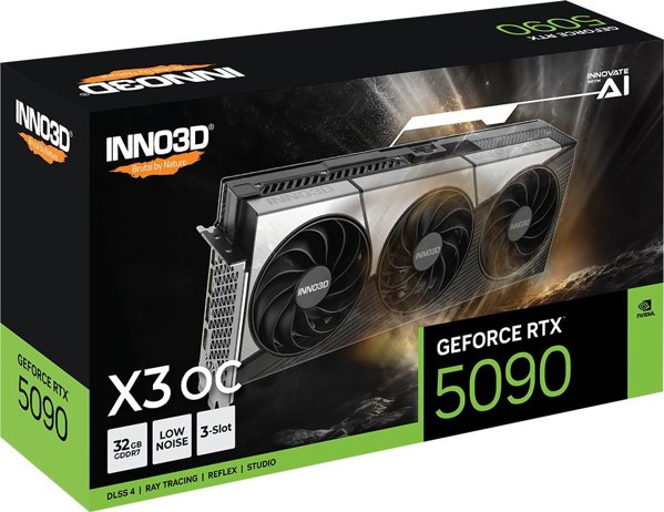 Κάρτα γραφικών INNO3D GeForce RTX 5090 X3 32GB GDDR7 DLSS4 (N50903-32D7-17593928)
