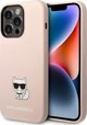 Σκληρή θήκη Karl Lagerfeld KLHCP14XSLCTPI Apple iPhone 14 Pro Max σε ανοιχτό ροζ χρώμα Σιλικόνη Choupette Body