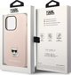 Σκληρή θήκη Karl Lagerfeld KLHCP14XSLCTPI Apple iPhone 14 Pro Max σε ανοιχτό ροζ χρώμα Σιλικόνη Choupette Body