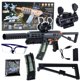 KARABIN ELEKTRYCZNY MK7 NA KULKI WODNE 2 MAGAZYNKI OKULARY CELOWNIK AKUMULATOR