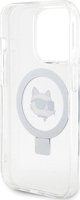 Karl Lagerfeld Karl Lagerfeld KLHMP15XHMRSCHH iPhone 15 Pro Max 6.7" λευκή/white σκληρή θήκη Ring Stand Choupette Head MagSafe