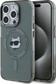 Καρλ Λάγκερφελντ Καρλ Λάγκερφελντ KLHMP15LHLSCHK iPhone 15 Pro 6.1" μαύρο/μαύρο σκληρή θήκη IML Metal Choupette Head MagSafe
