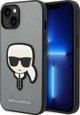 Karl Lagerfeld Karl Lagerfeld Saffiano Karl Head Patch Case - Θήκη iPhone 14 (ασημί)