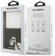 Karl Lagerfeld Saffiano Karl&Choupette Pin Case for Samsung Galaxy Z Flip7 Black