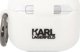 Κάλυμμα AirPods 3 Karl Lagerfeld KLACA3SILKCW λευκό Σιλικόνης Karl & Choupette