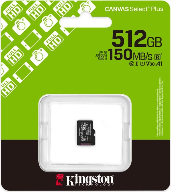 ΚΑΡΤΑ ΜΝΗΜΗΣ MICRO SDXC 512GB UHS-I/SDCS3/512GBSP KINGSTON