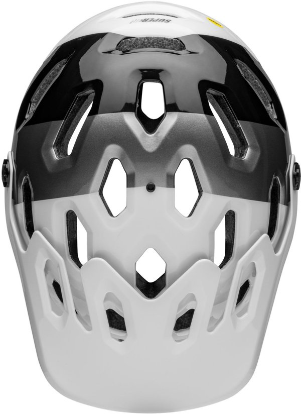 Κράνος full face BELL SUPER 3R MIPS ματ λευκό μαύρο μέγεθος L (58-62 cm) (ΝΕΟ).