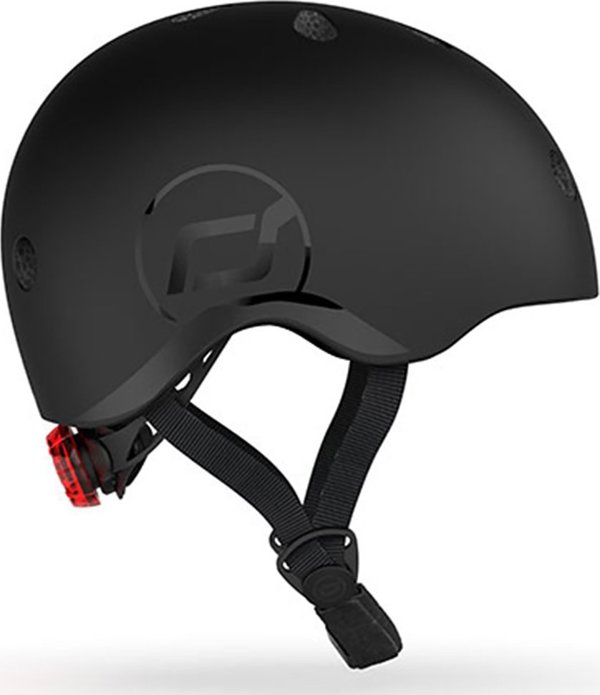 Κράνος για παιδιά 3+ μέγεθος S-M, χρώμα: Μαύρο (black), Scoot and Ride