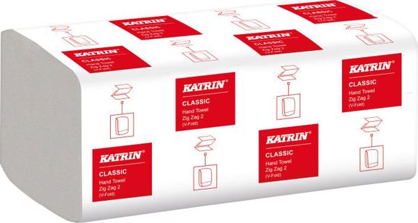 Katrin Katrin Classic - Χαρτοπετσέτα ZZ, 2-στρώσεων - Λευκό