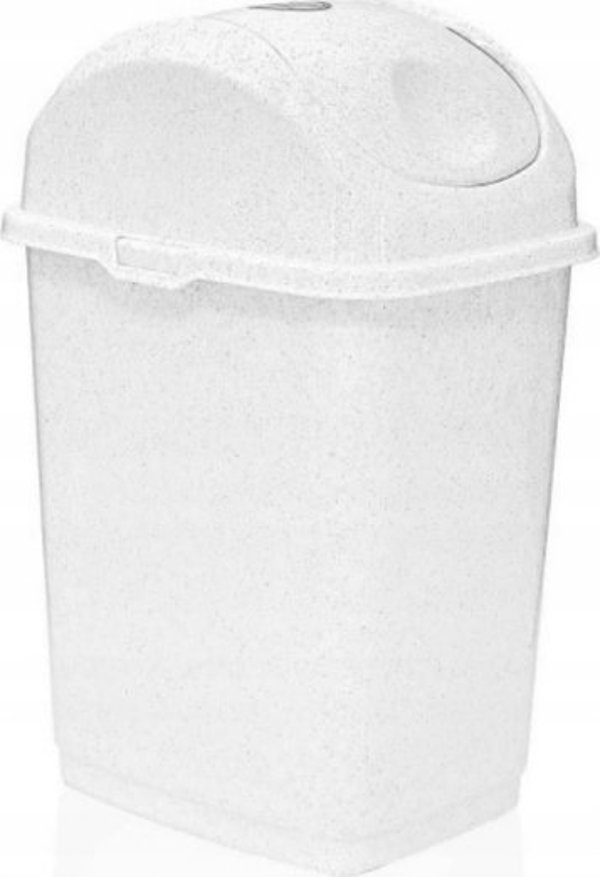 Κάδος Ανακύκλωσης Katex SLIM 5l, Λευκός, 185x150x280 mm