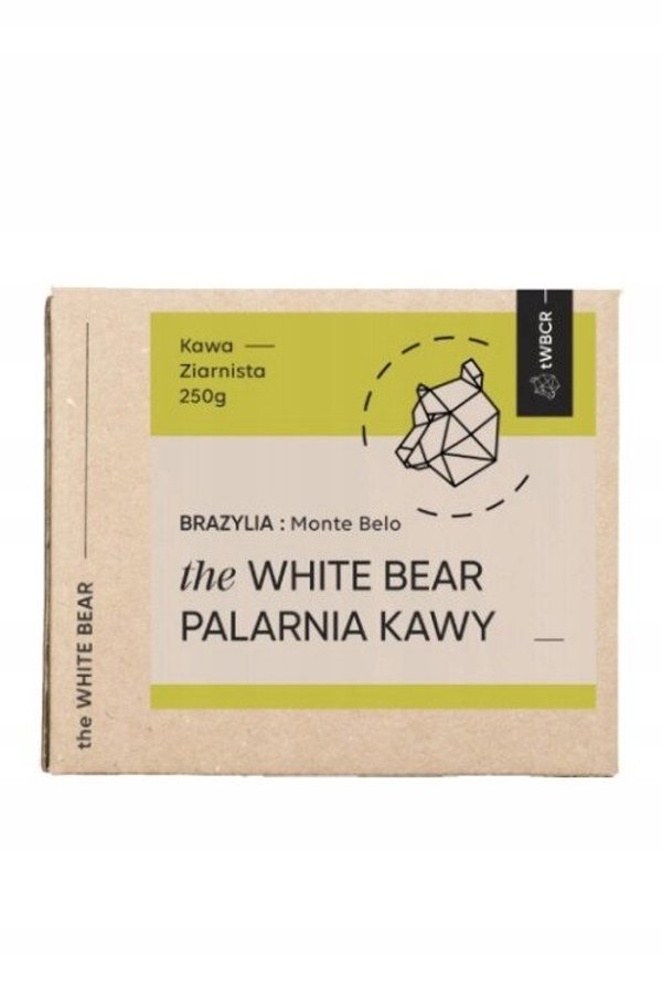 Kawa ziarnista The White Bear Brazylia Monte Belo 250g