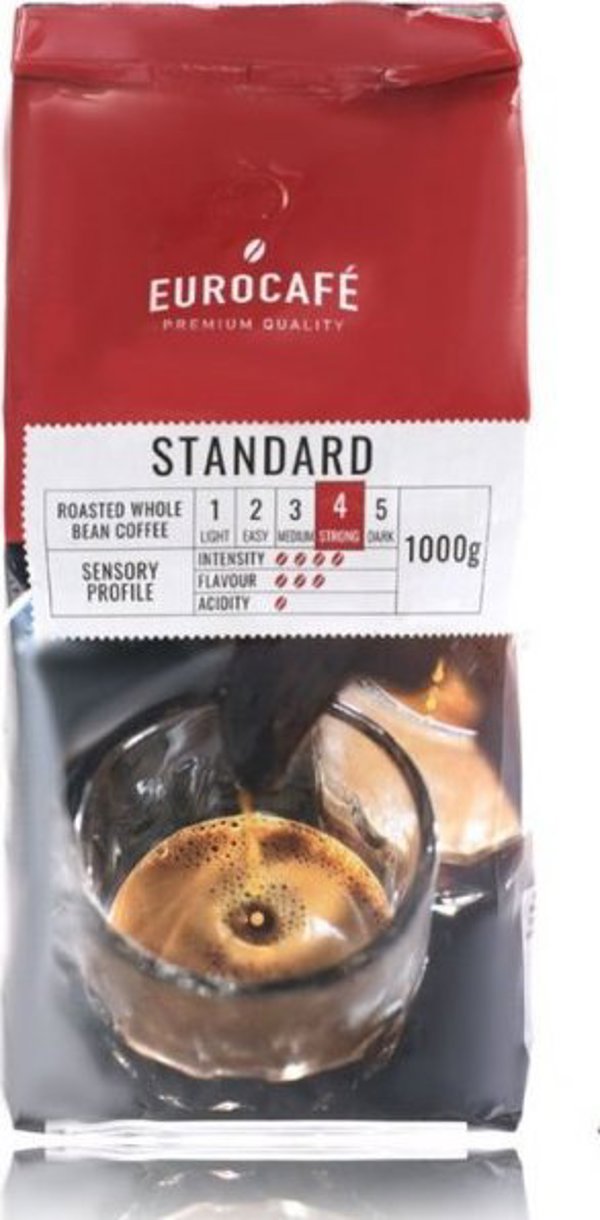 Καφές σε κόκκους Eurocafe Standard 1 κιλό
