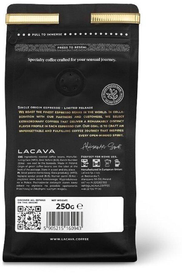 Kawa ziarnista LaCava Konesso Exclusive - Mexican Chocolate Shot 250g