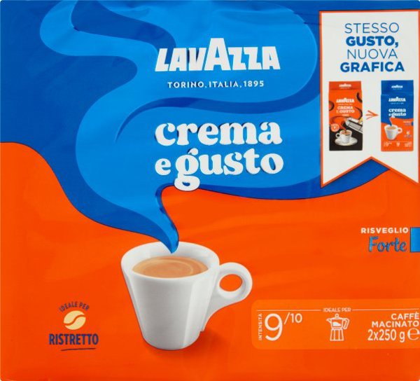 Καφές αλεσμένος Lavazza Crema e Gusto Forte 2 x 250g