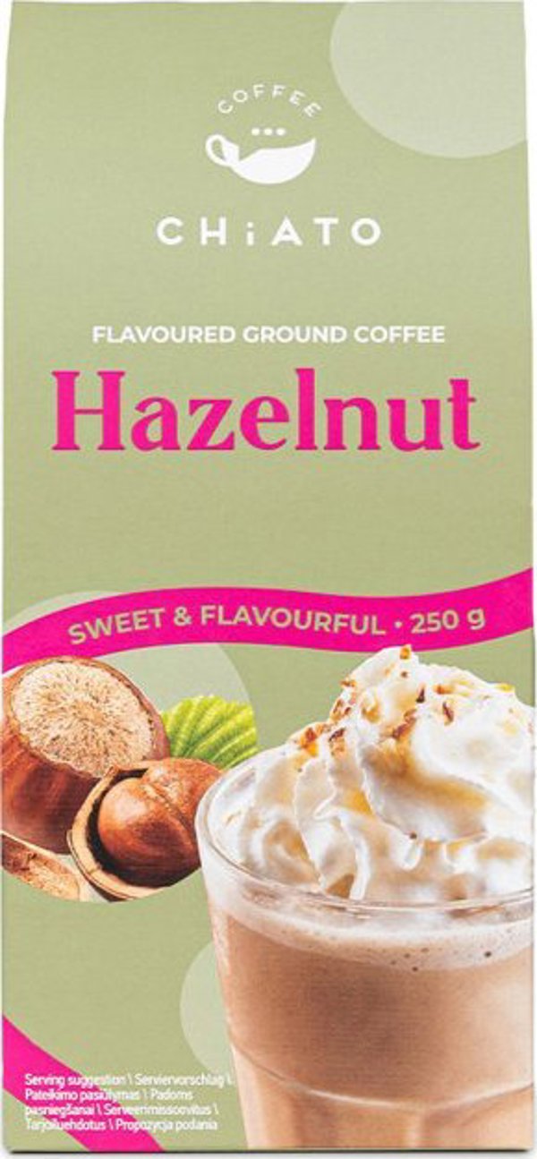 Καφές αλεσμένος Chiato Hazelnut 250 g