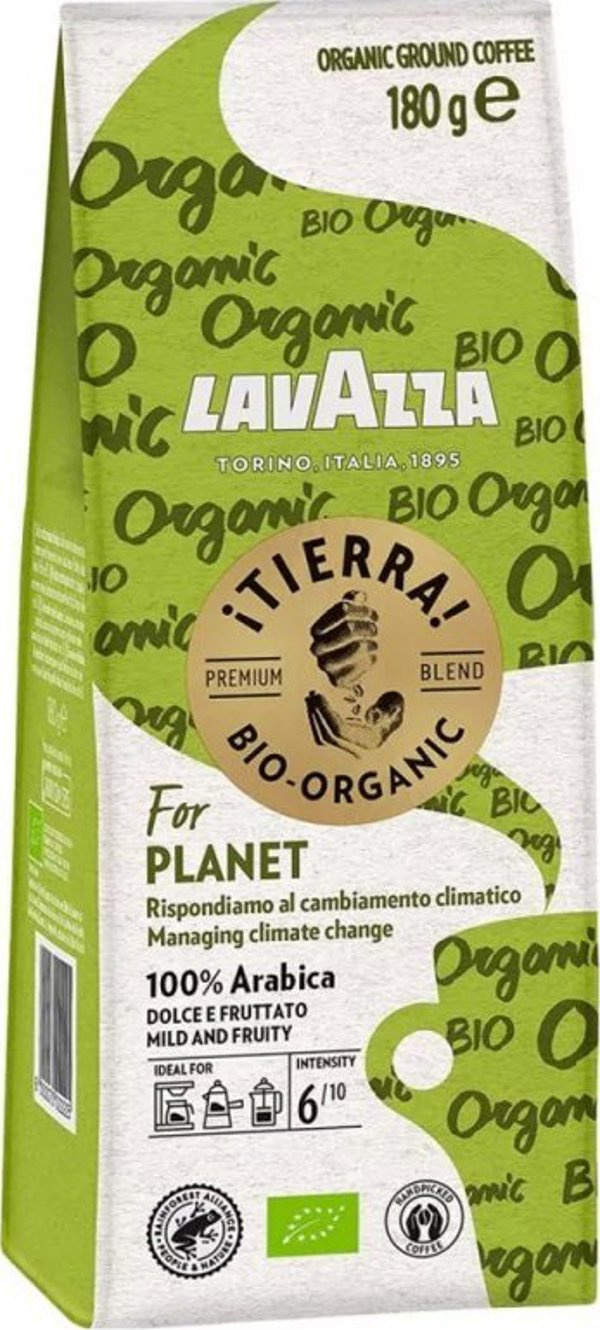 Καφές αλεσμένος Lavazza Tierra Bio-Organic for Planet 180 g