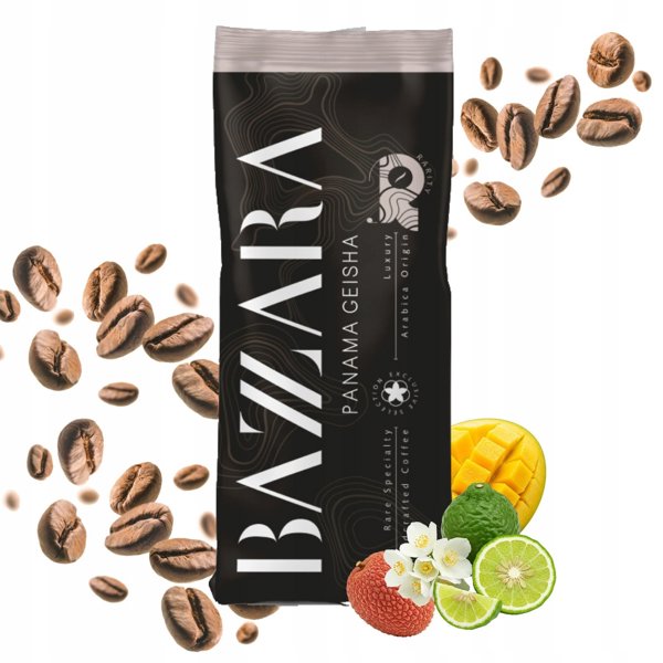 Kawa ziarnista Bazzara Rarity Luxury Origin Panama Geisha 250g