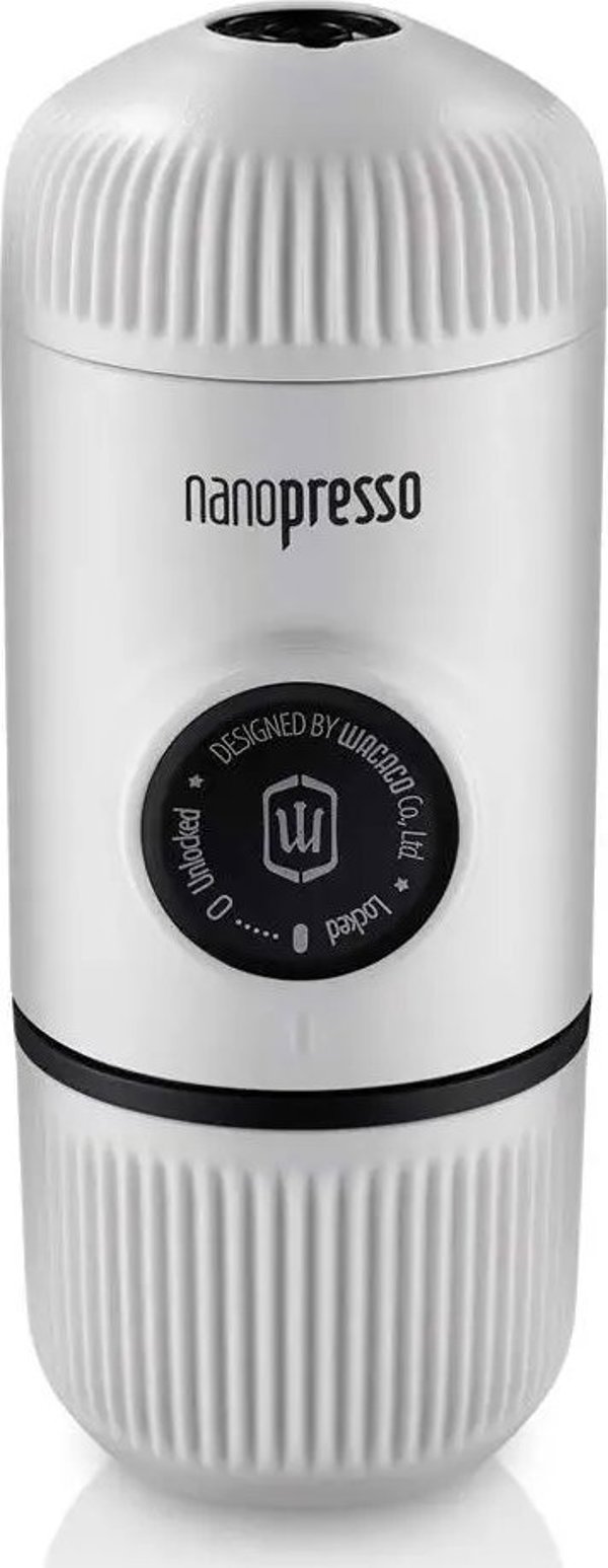 Μηχανή καφέ χειροκίνητη Wacaco με θήκη WACACO NANOPRESSO CHILL WHITE